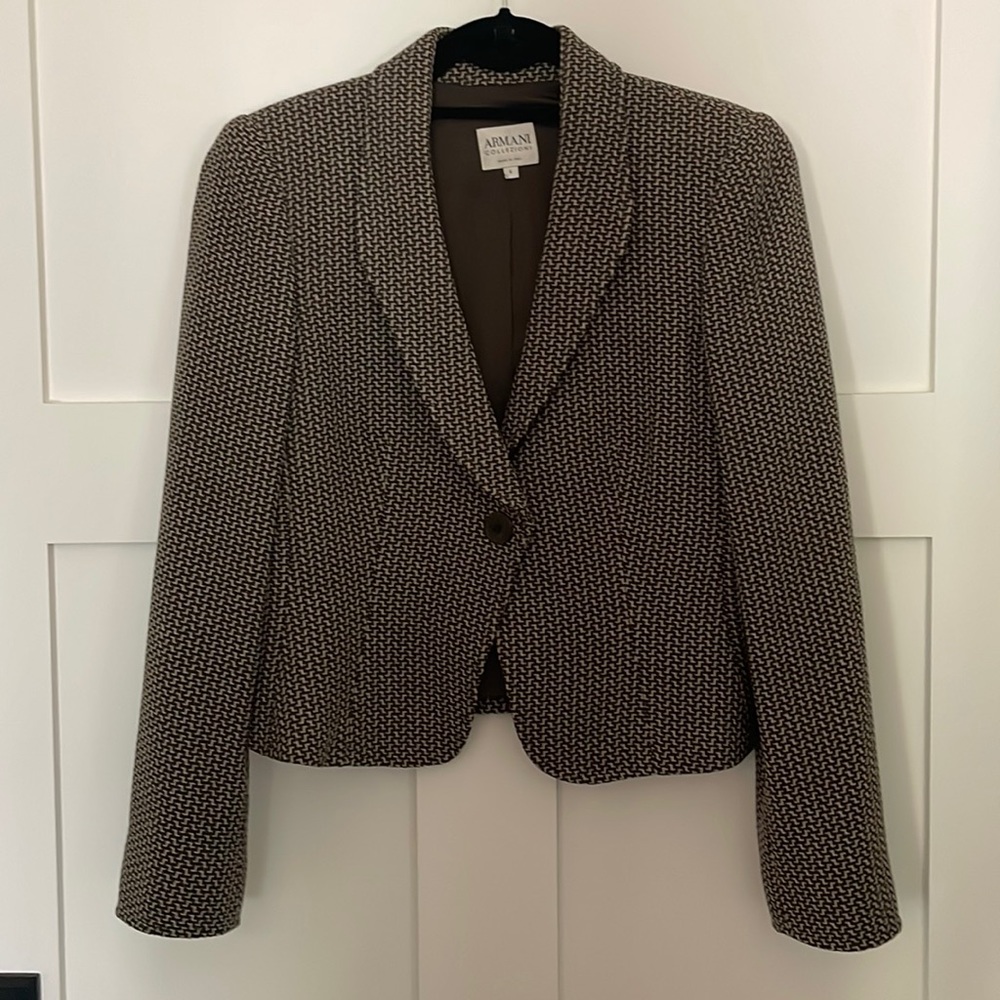 Armani collection wool vintage blazer